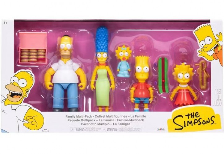 The Simpsons Family Homer, Marge, Bart, Lisa Maggie 2.5 Action