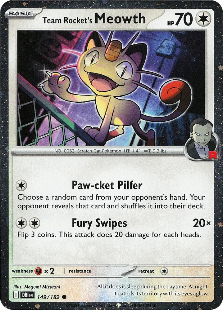 Pokemon Trading Card Game Destined Rivals Single Card Common Team
