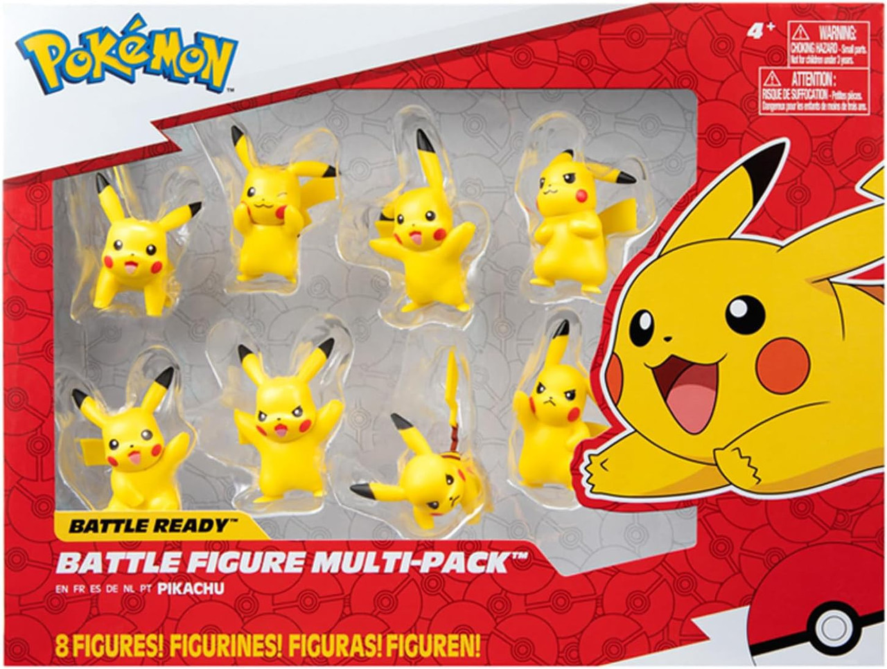 Pokemon Battle Figure Pikachu 3 Mini Figure 8-Pack Jazwares - ToyWiz