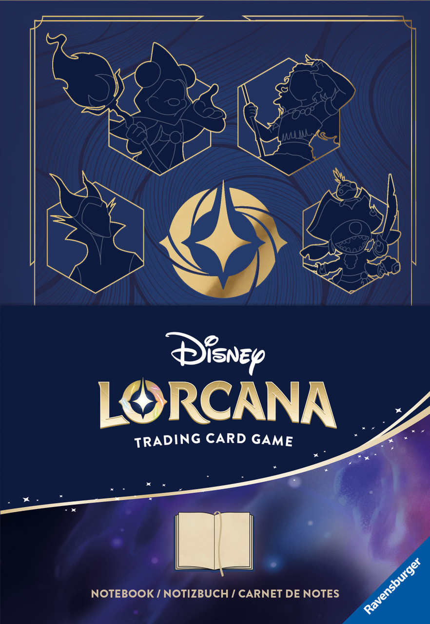 ravensburger disney lorcana trading card game Notebook allowing you to dive straight into the action Disney Lorcana Trading Card Game