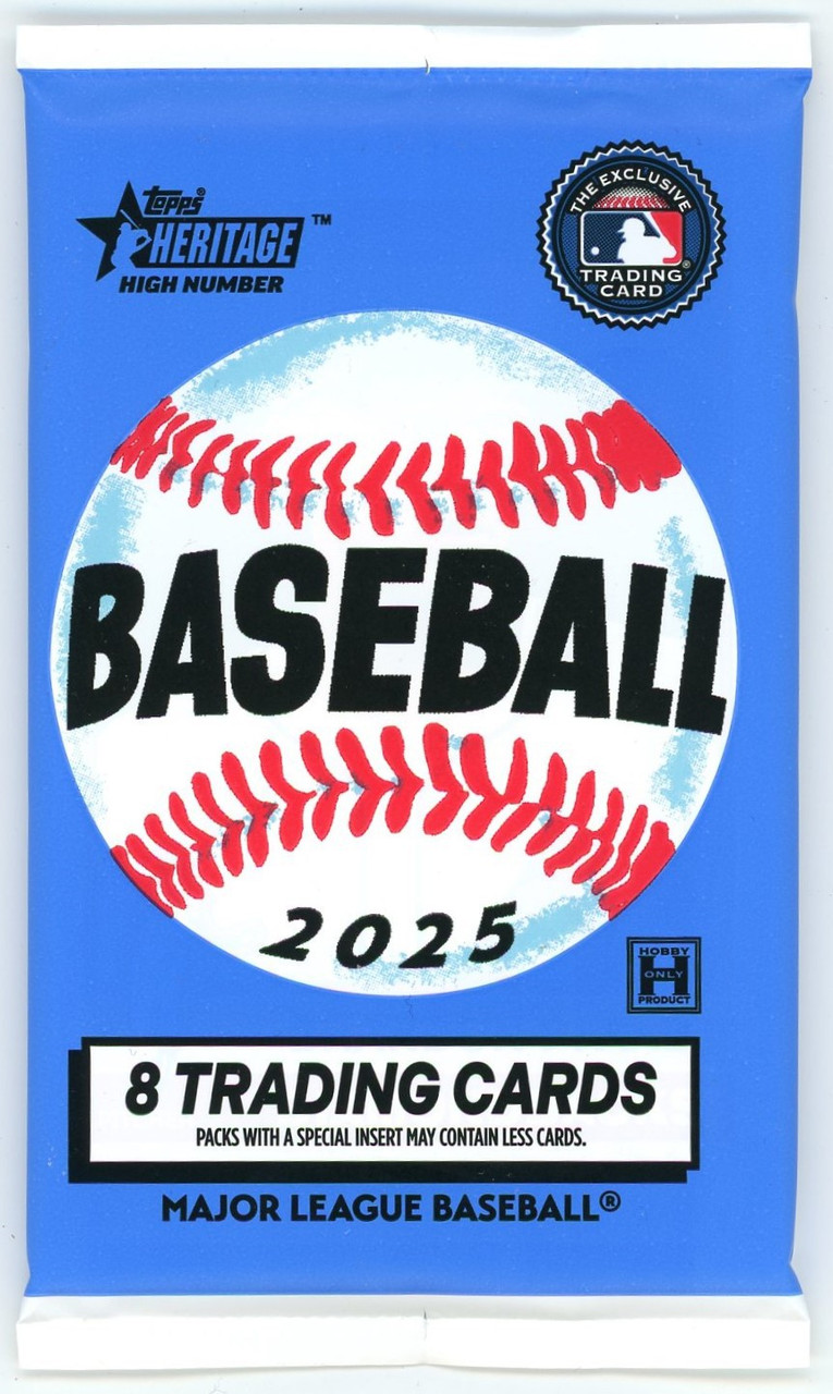 MLB 2025 Topps Heritage High Number Baseball Trading Card HOBBY