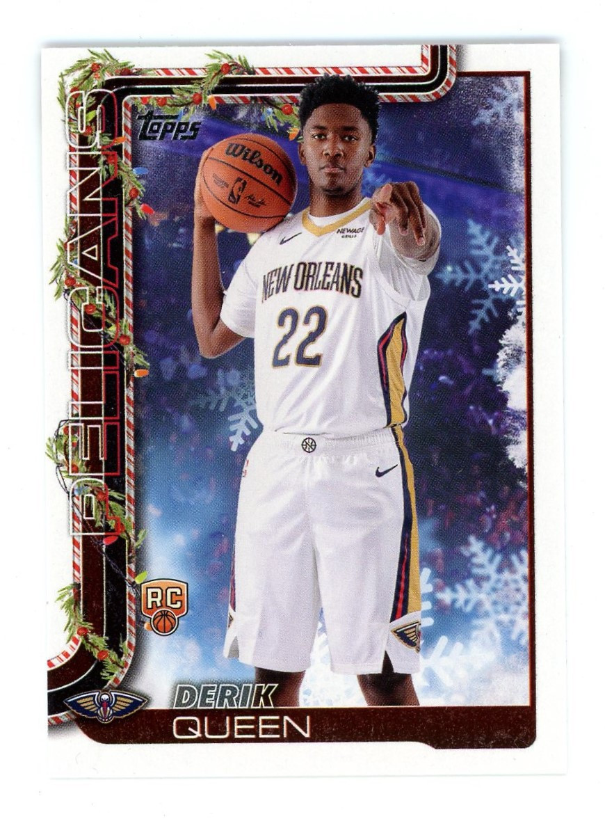 NBA 2025-26 Topps Holiday Basketball Single Card Derik Queen H173