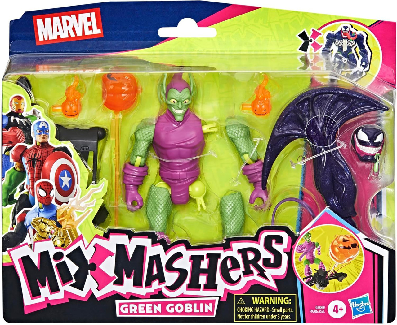 Marvel VenomVersus MixMashers Green Goblin 4.75 Action Figure