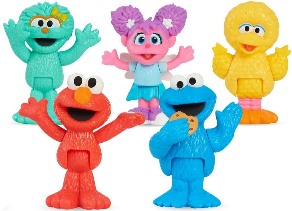 Sesame Street Neighborhood Friends Figure 5-Pack Loose Just Play
