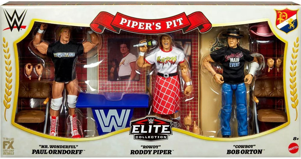 WWE Wrestling Elite Collection Pipers Pit Mr. Wonderful Paul