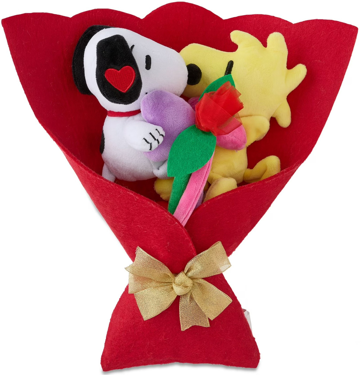 Peanuts 2026 Valentines Day Snoopy Woodstock 14 Plush Bouquet 2