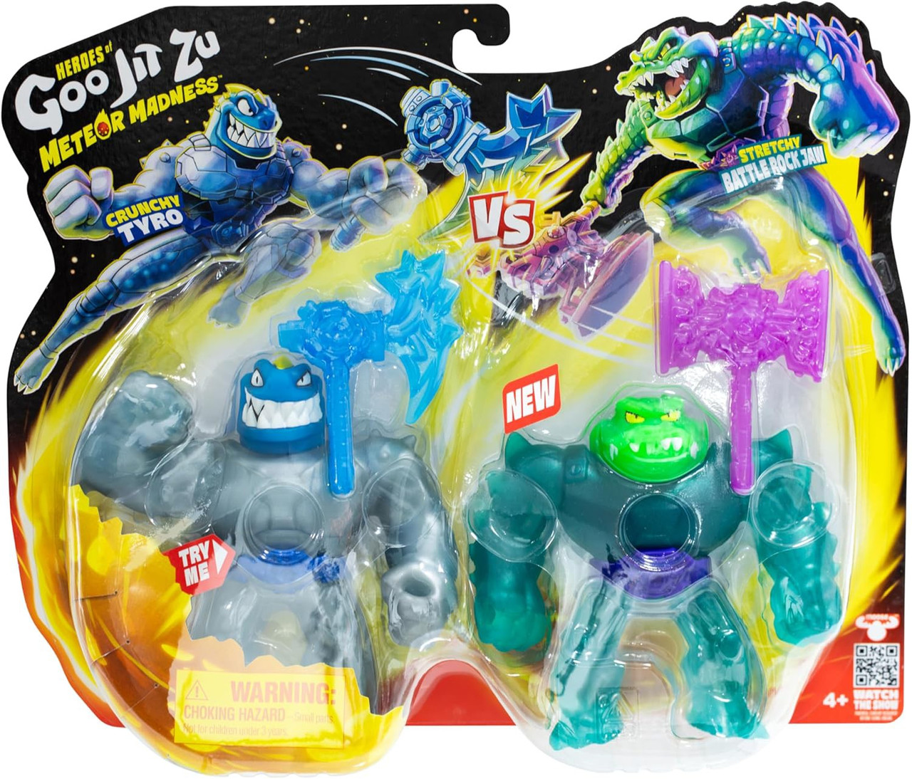 Heroes of Goo Jit Zu Meteor Madness Crunchy Tyro Stretchy Battle