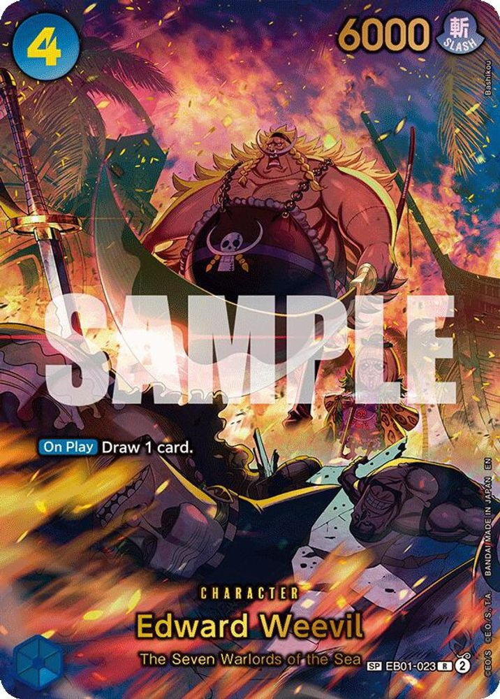 ONE PIECE カードゲーム/トレジャーワールド One Piece Trading Card Game The Azure Seas Seven Single Card Rare