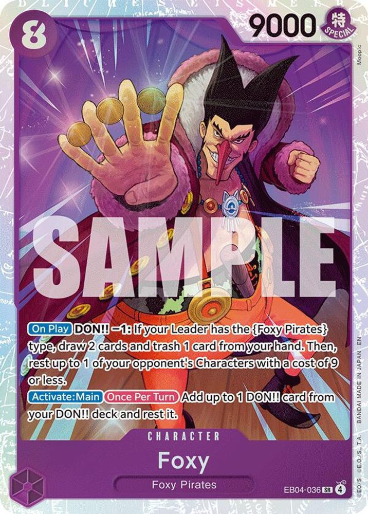 one piece tcg foxy deck Playmat Spade Pirates Designs Official One Piece trading card featuring the Aure Seas Seven theme. OP07-059 Foxy : Leader Alt