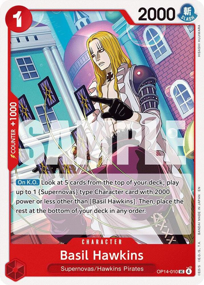 basil hawkins one piece card game 500 Years in the Future Japanese #029 in this collectible trading card. Basil Hawkins (OP10-109) - Royal