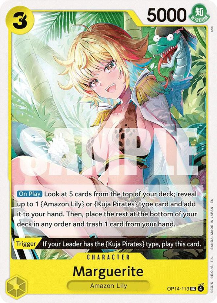 One Piece Trading Card Game The Azure Seas Seven Single Card