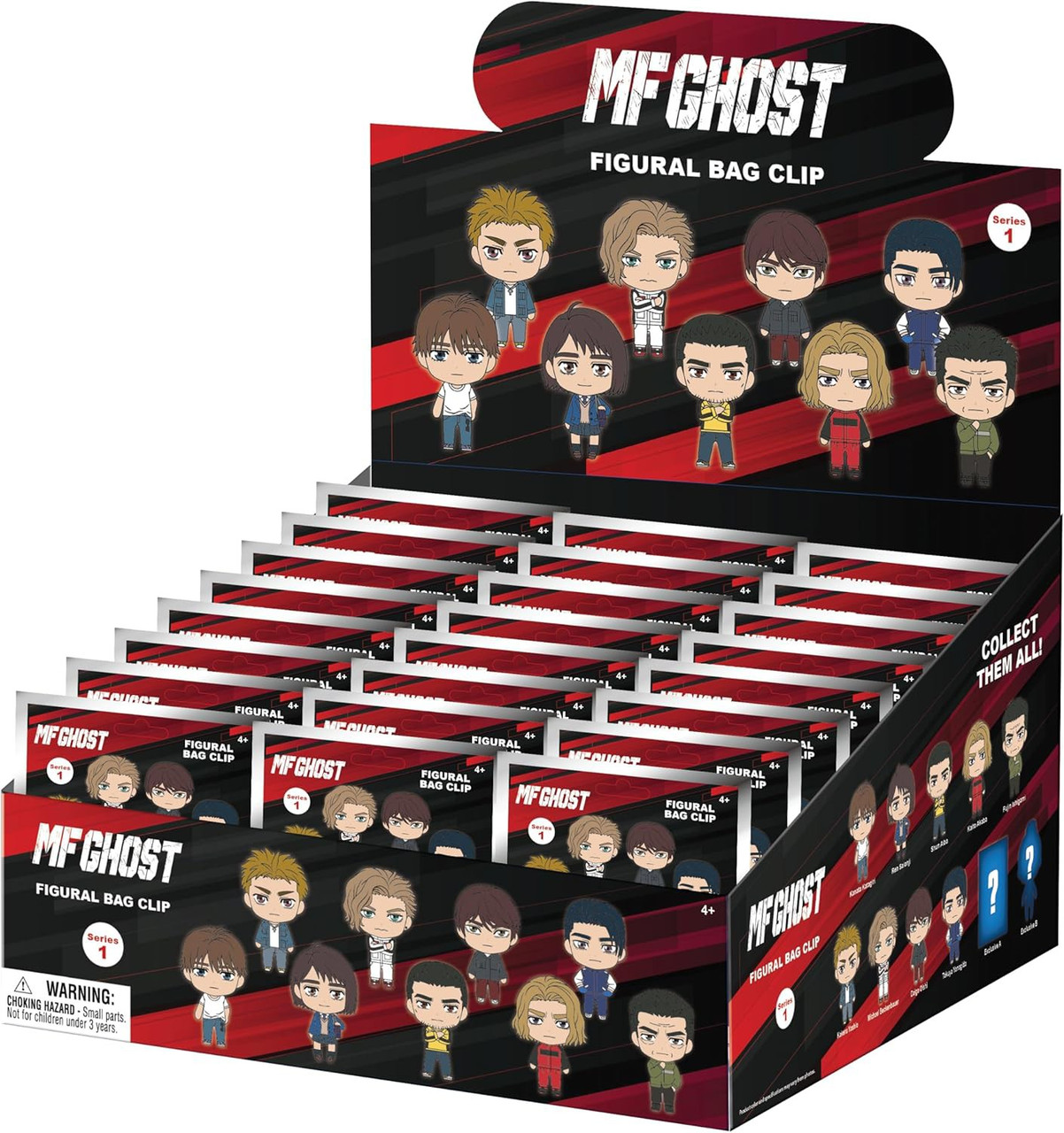 MF Ghost 3D Figural Foam Bag Clip MF Ghost Series 1 Mystery Box 24