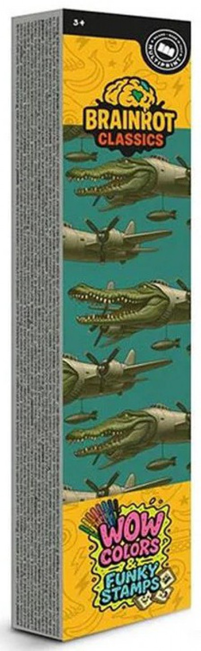 メキシコ産　バルバロッサトゲムネカミリ　67mm Brainrot Classics Wow Colors Funky Stamps Bombardiro Crocodillo