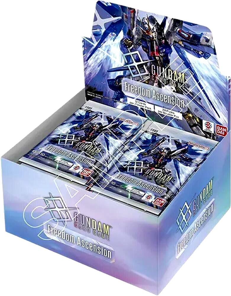 GUNDAM WAR 武神降臨 BOOSTER PACK Gundam Trading Card Game Freedom Ascension Booster Box GD-05 24