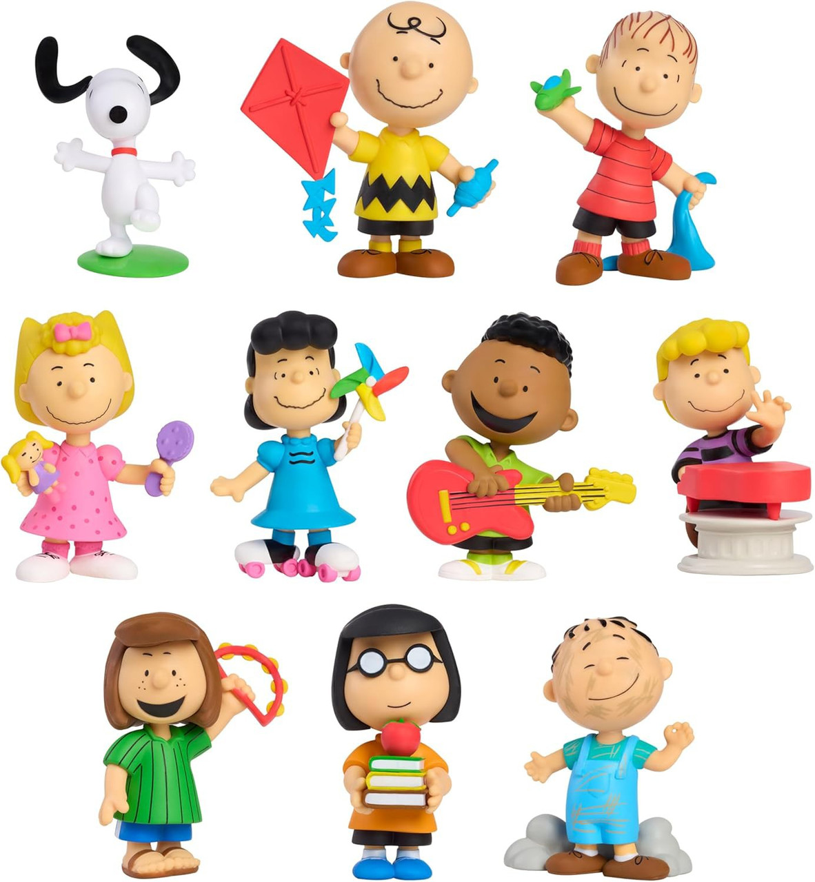 Peanuts 75 Years Charlie Brown, Sally, Snoopy, Lucy, Linus