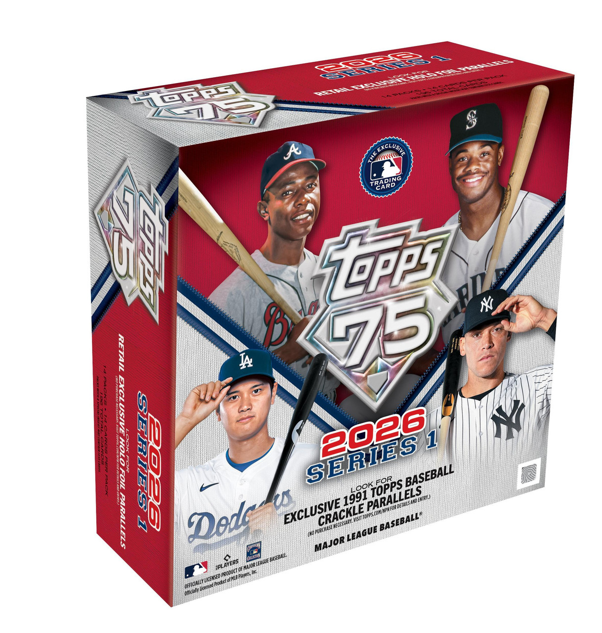 2026 MLB BASEBALLS VOL.1 3個セット MLB 2026 Topps Baseball Series 1 Trading Card MEGA Box 14 Packs