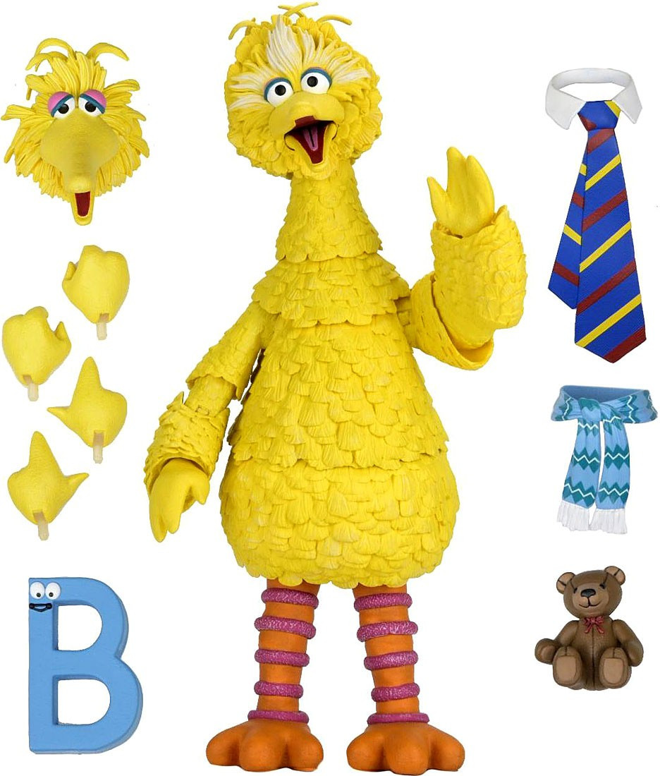 NECA Sesame Street Big Bird 7 Action Figure Ultimate Version - ToyWiz