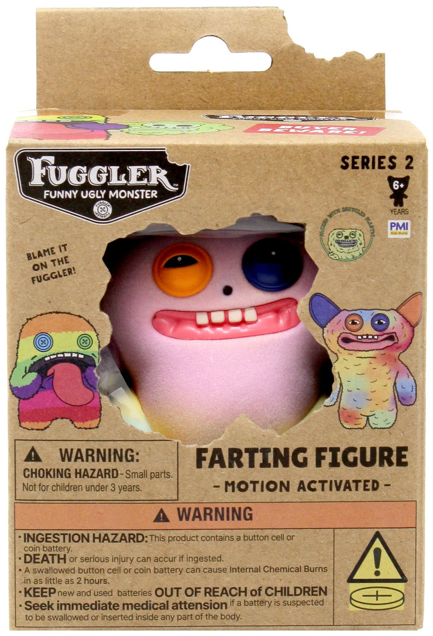 Fuggler Farting Figure Grin Grin Vinyl Figure with Sound Motion
