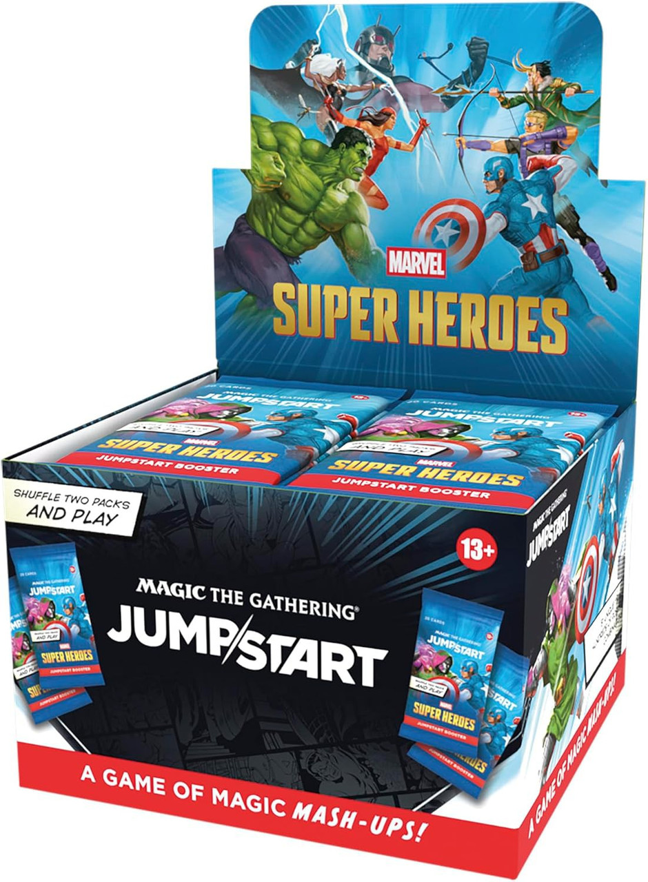 Magic The Gathering Marvel Super Heroes JUMPSTART Booster Box 24