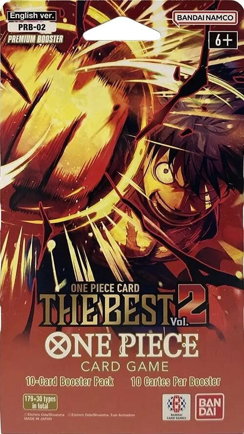 One Piece Trading Card Game The Best Vol. 2 SLEEVED Booster Pack