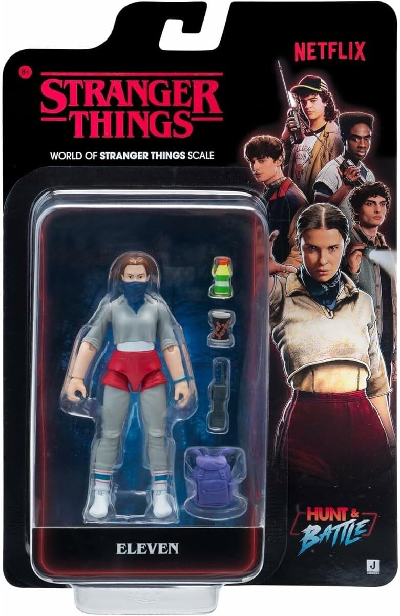 Stranger Things Hunt Battle Eleven 4 Action Figure Jazwares - ToyWiz