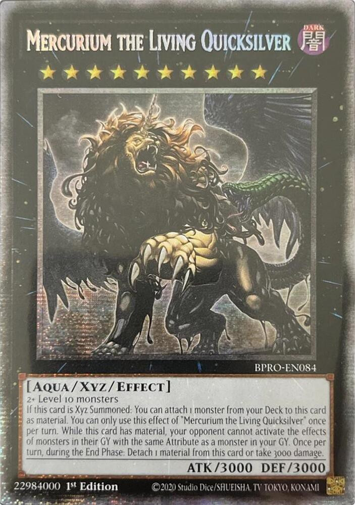 【新品未開封】　Mercurium the Living Quicksilver 遊戯王 Mercurium the Living Quicksilver Mercurium the Living