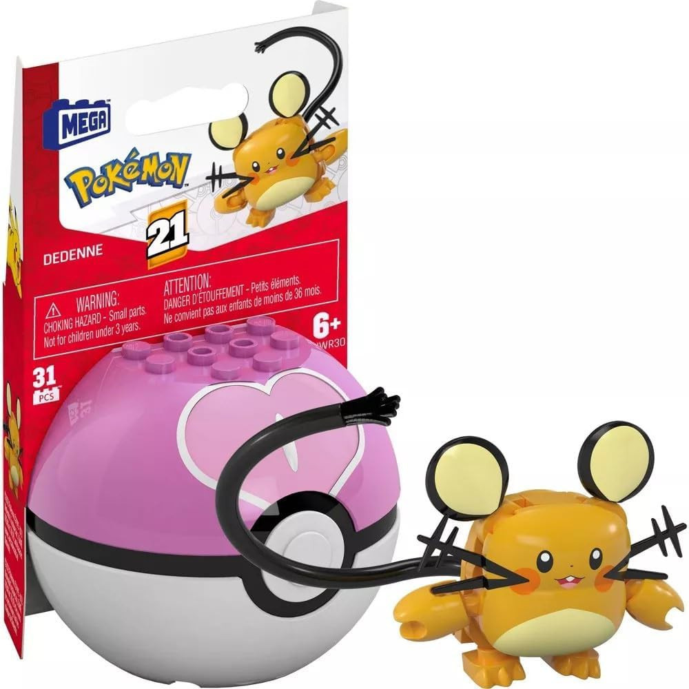 Pokemon Series 21 Dedenne Set Mega Construx - ToyWiz