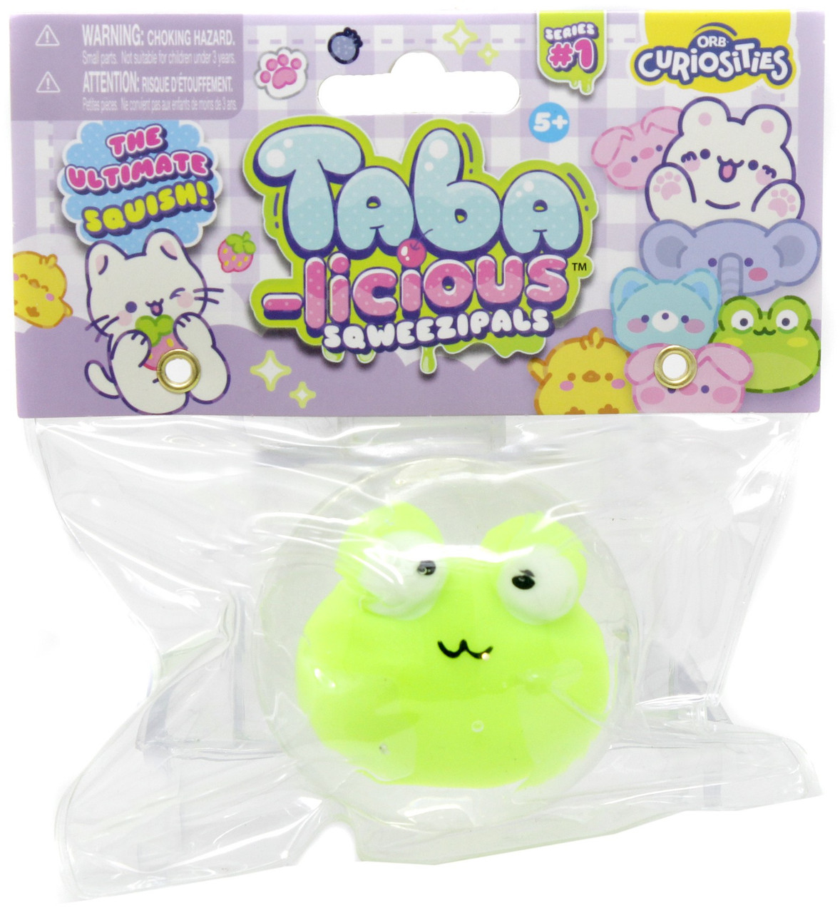 Taba-Licious Sqweezipals Frog 3 Squeeze Toy ORB Toy Company - ToyWiz