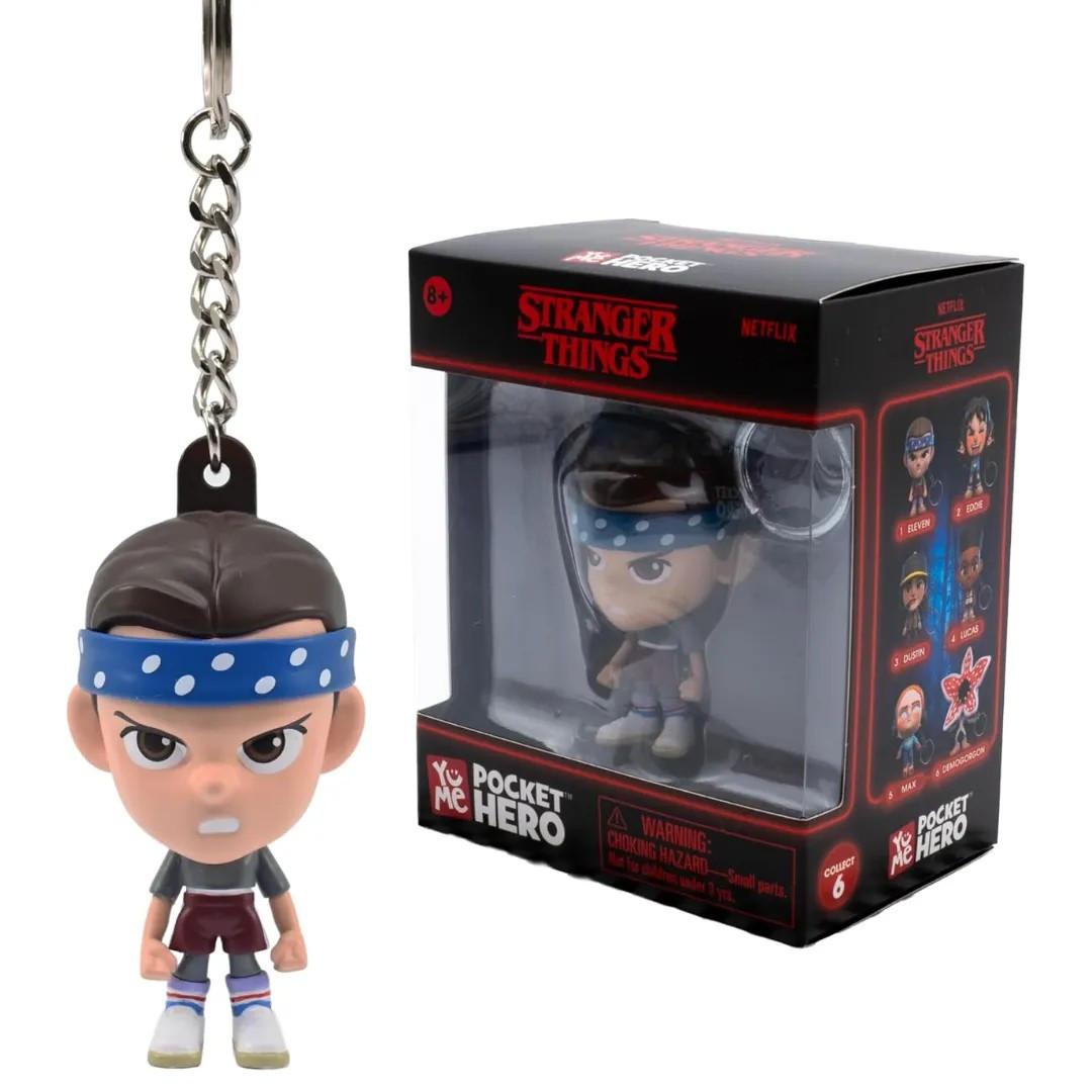 Stranger Things Pocket Hero Eleven Keychain YuMe Toys - ToyWiz