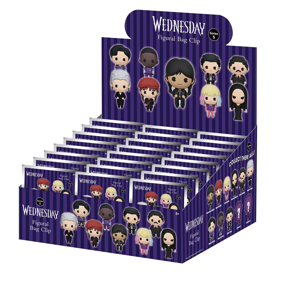 Wednesday 3D Figural Bag Clip Wednesday Series 5 Mystery Box 24