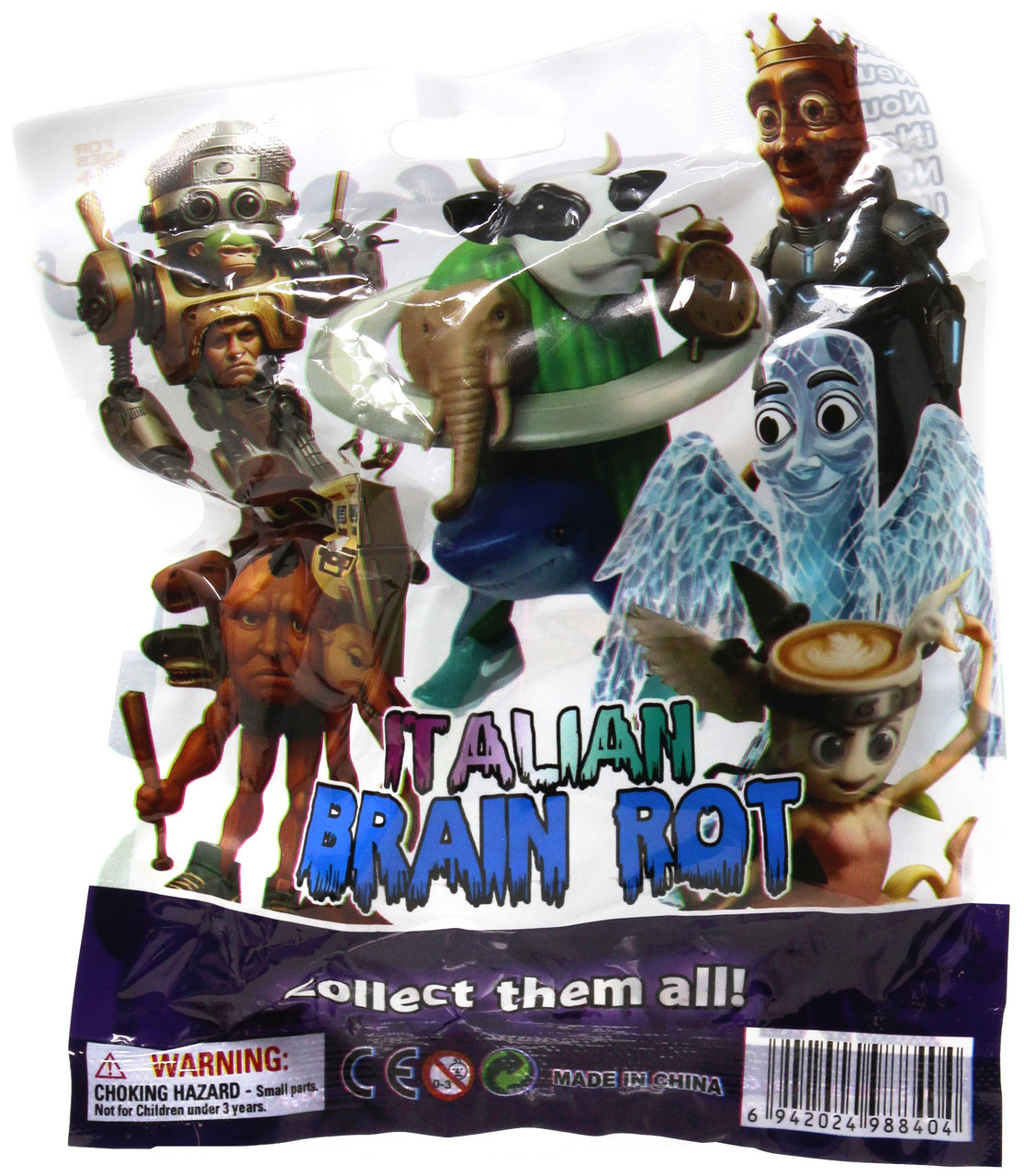 Italian Brainrot Mini Figure Mystery Pack 1 RANDOM Figure - ToyWiz