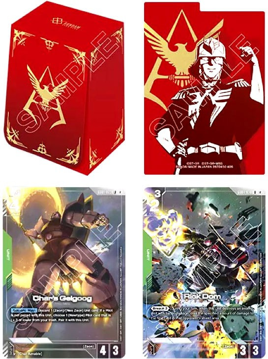 Gundam Trading Card Game 02 Includes 2 Promo Cards Separator