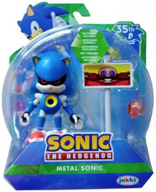 Sonic The Hedgehog 35th Anniversary Metal Sonic 4 Action Figure
