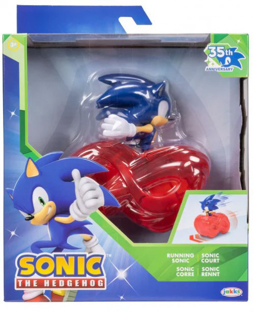 Sonic The Hedgehog 35th Anniversary Running Sonic 4 Action Figure