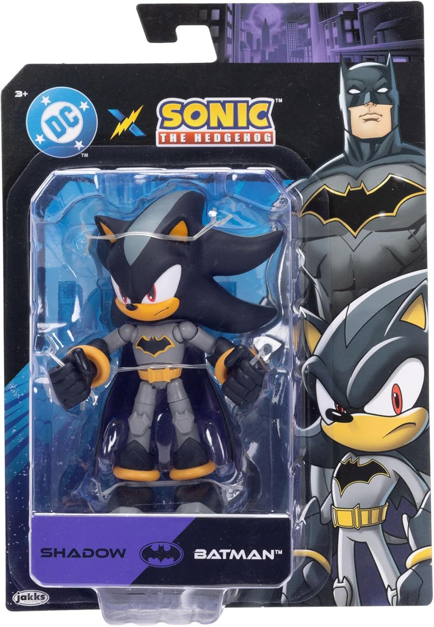 Sonic The Hedgehog x DC Shadow as Batman 5 Action Figure Jakks