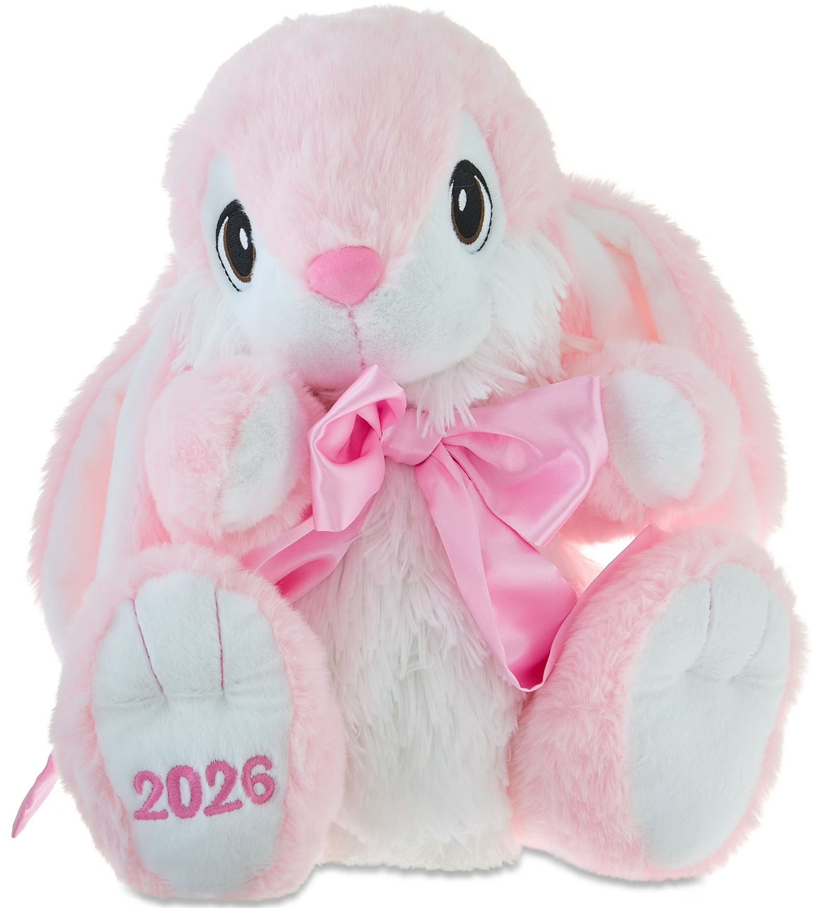 Way to Celebrate 2026 Easter Hopster Bunny Exclusive 14 Plush Pink
