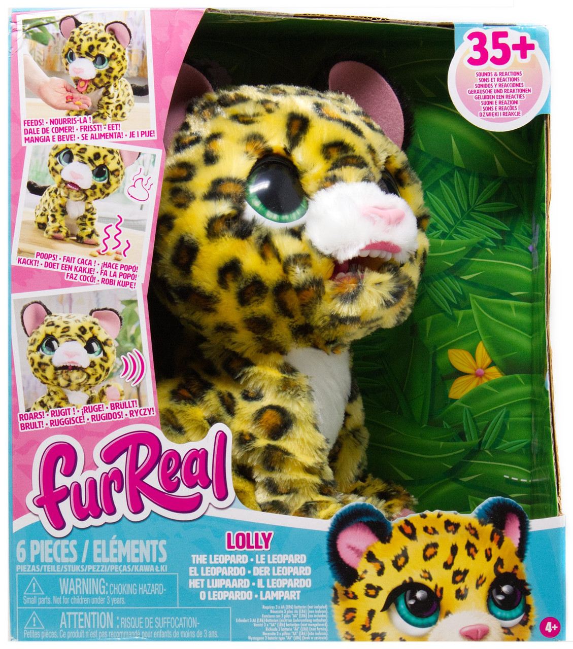 FurReal Lil Wilds Lolly the Leopard Interactive Pet 2026, Blue Box