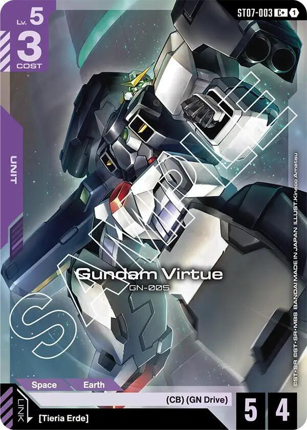 Gundam Trading Card Game Starter Deck 07 Celestial Drive Single