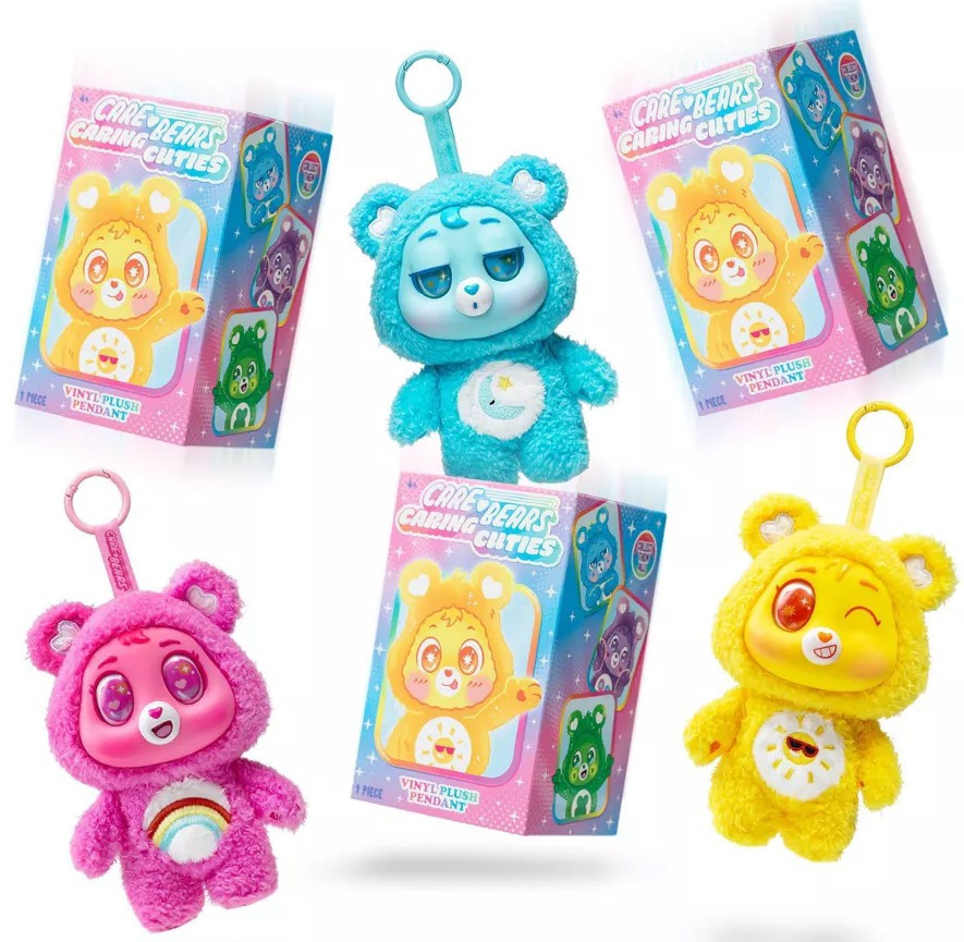 Care Bears Caring Cuties Vinyl Plush Pendant 6 Mystery Pack 1