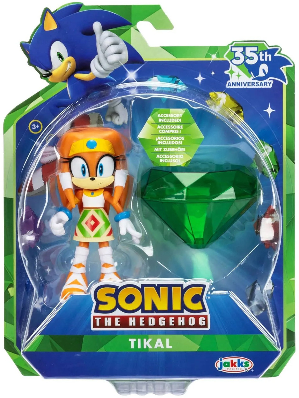 Sonic The Hedgehog 35th Anniversary Tikal 4 Action Figure Modern