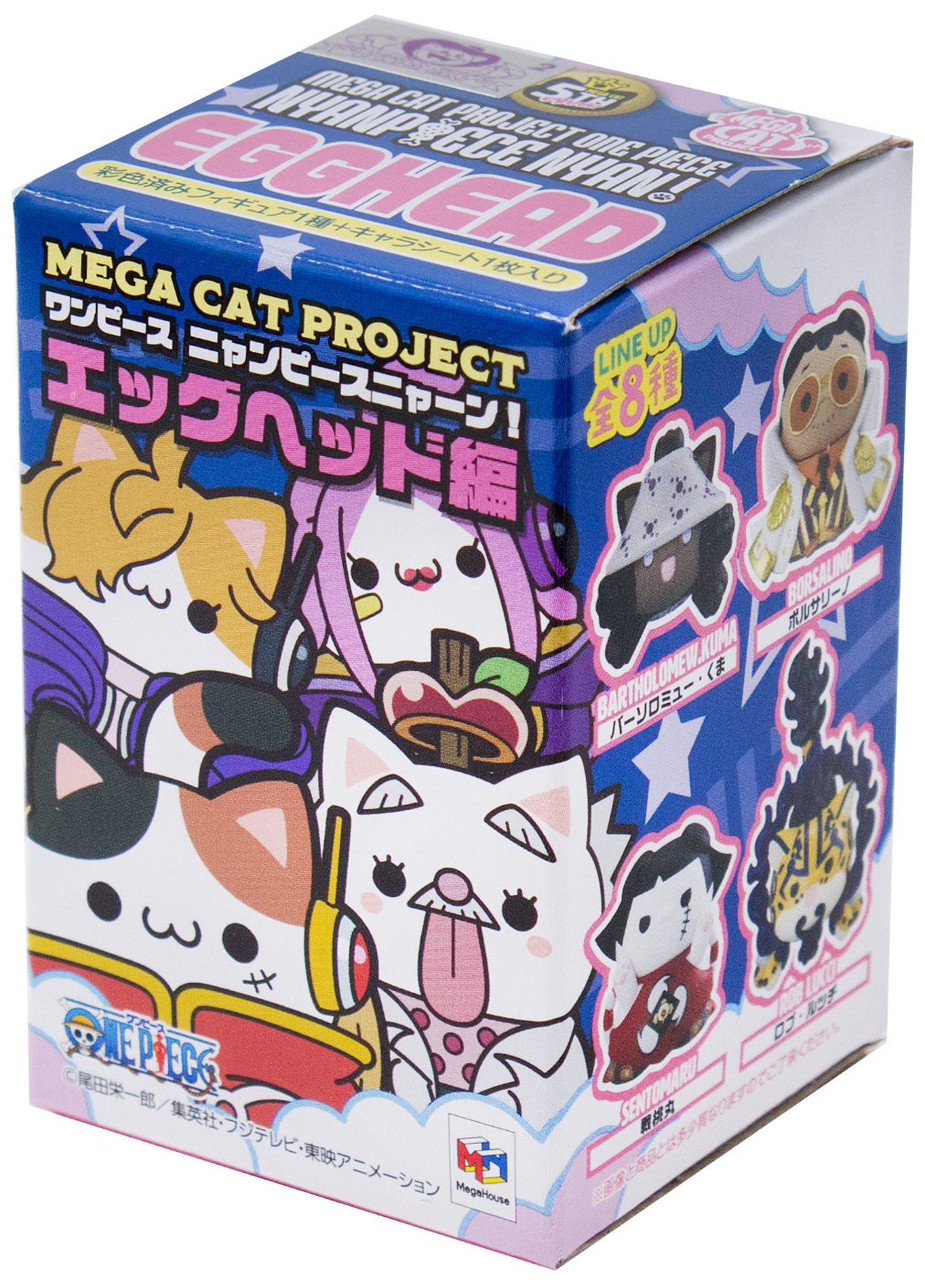 One Piece Mega Cat Project Nyan Piece Nyan Mystery Pack Egghead