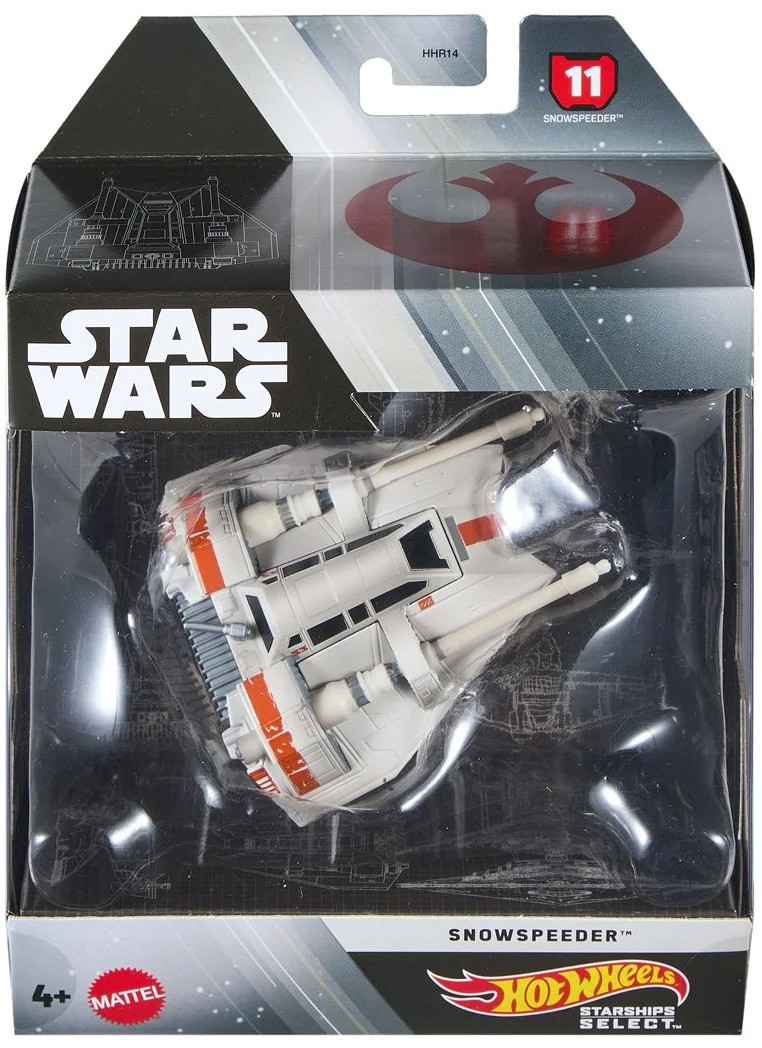 Hot Wheels Star Wars Starships Select Snowspeeder Diecast Vehicle