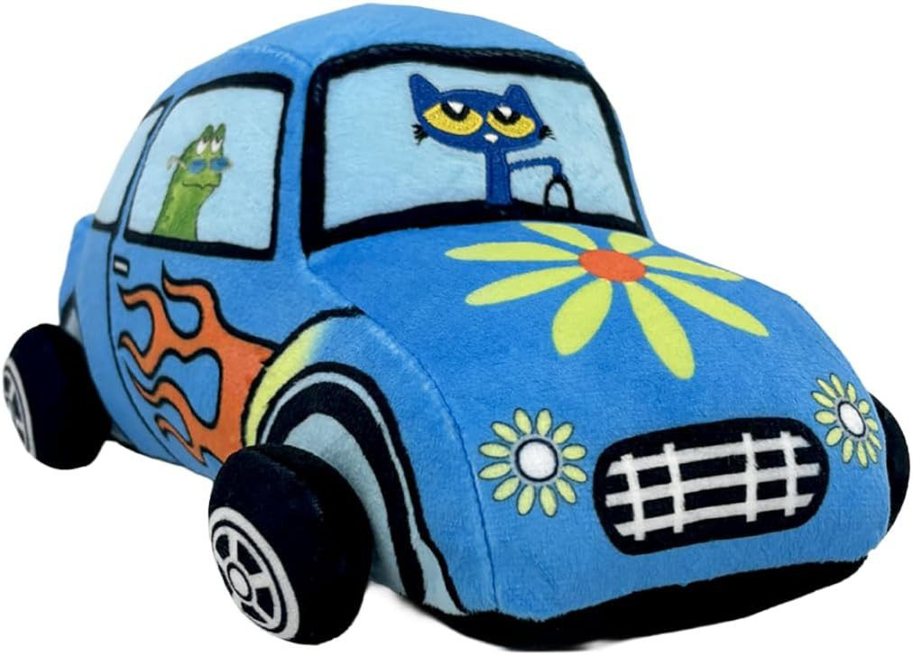 Pete the Cat's Cool New Ride 10-Inch Plush、ToyWiz、kayou