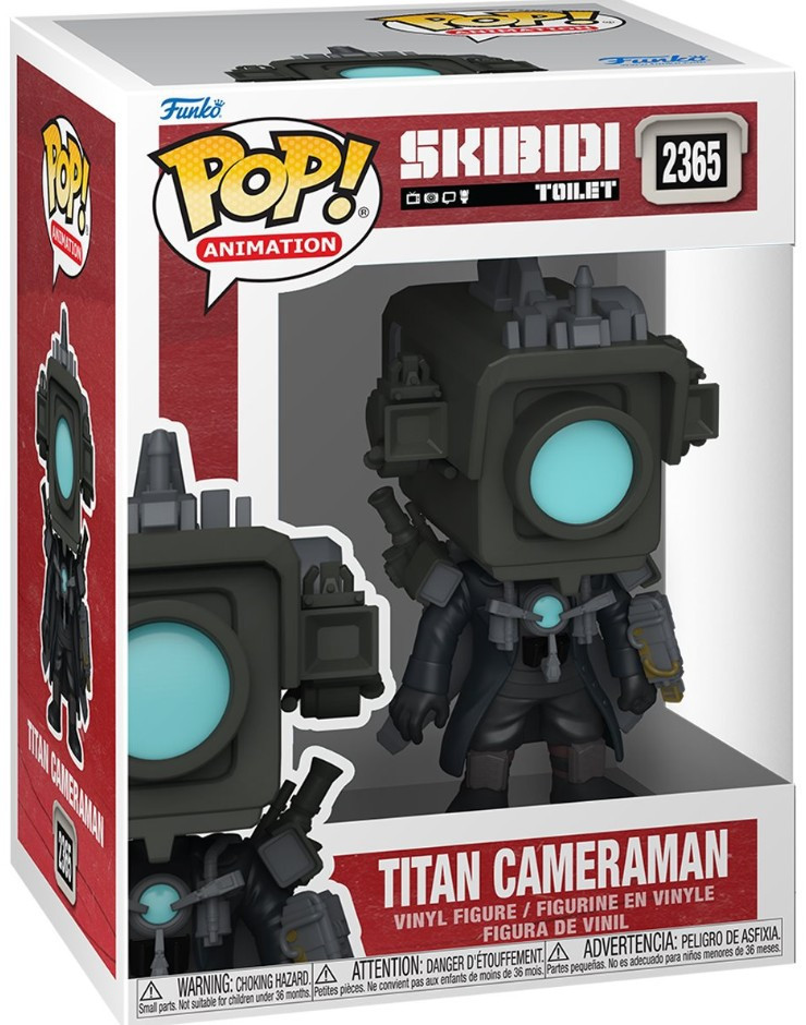 Funko Skibidi Toilet POP! Animation Titan Cameraman Vinyl Figure #2365、ToyWiz、kayou