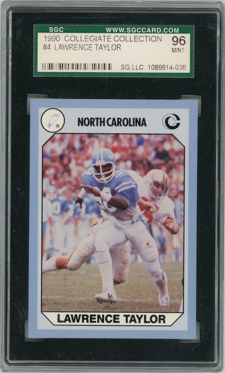 NFL 1990 Collegiate Collection Lawrence Taylor #4 SGC 96、ToyWiz、kayou