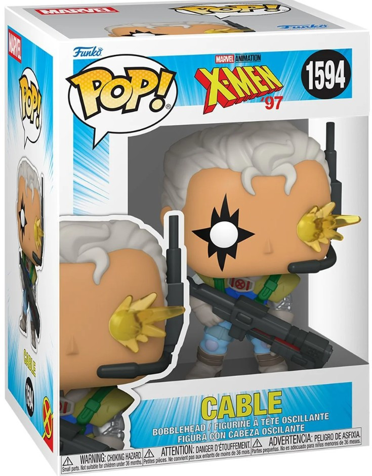 Funko Marvel X-Men 97 POP Marvel Cable Vinyl Figure 1594 - ToyWiz