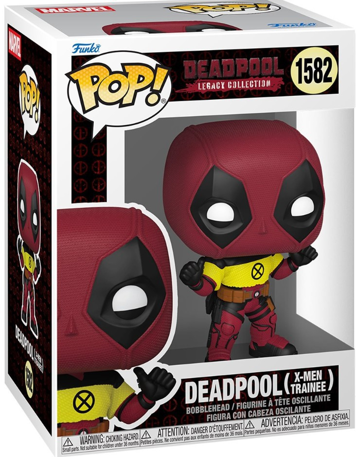 Funko Marvel Deadpool 2 POP Marvel Deadpool X-Men Trainee Vinyl