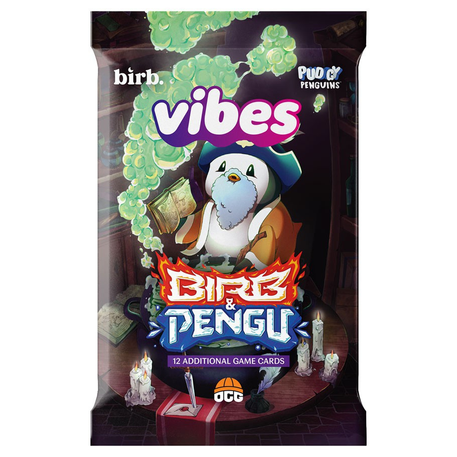 Pudgy Penguins Trading Card Game Vibes Birb & Pengu BLISTER Box Alchemist, 48 Booster Packs (Pre-Order ships September)、ToyWiz、kayou