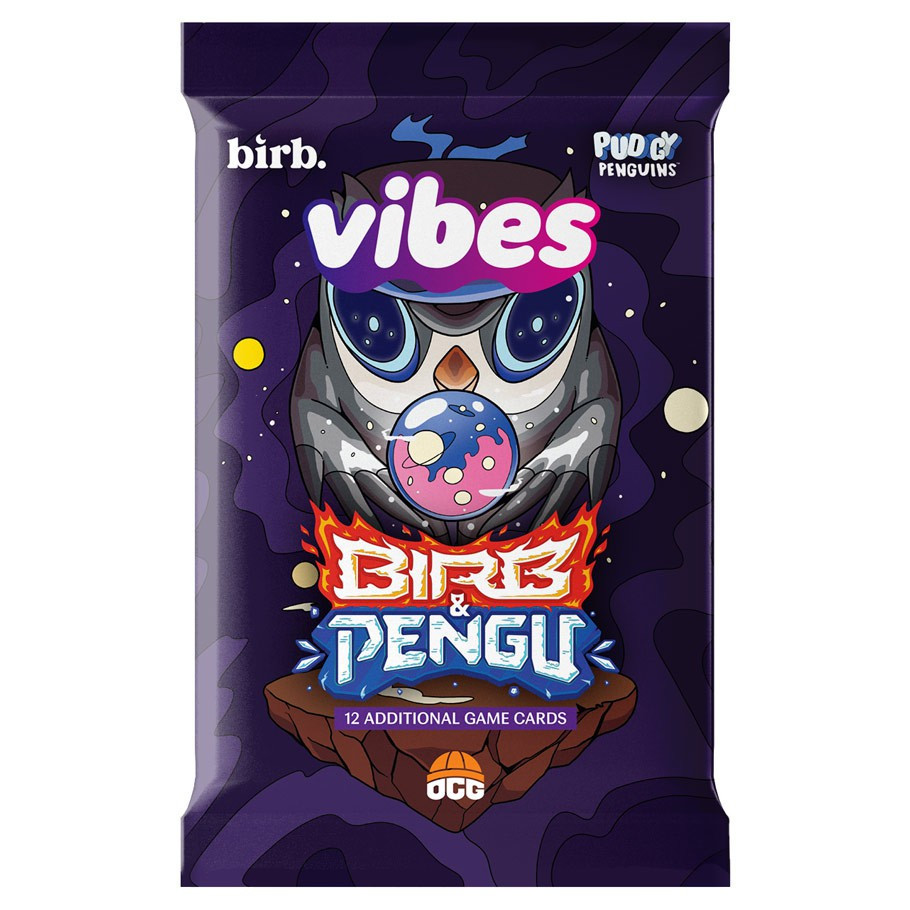 Pudgy Penguins Trading Card Game Vibes Birb & Pengu BLISTER Box Wonder Weaver, 48 Packs (Pre-Order ships September)、ToyWiz、kayou