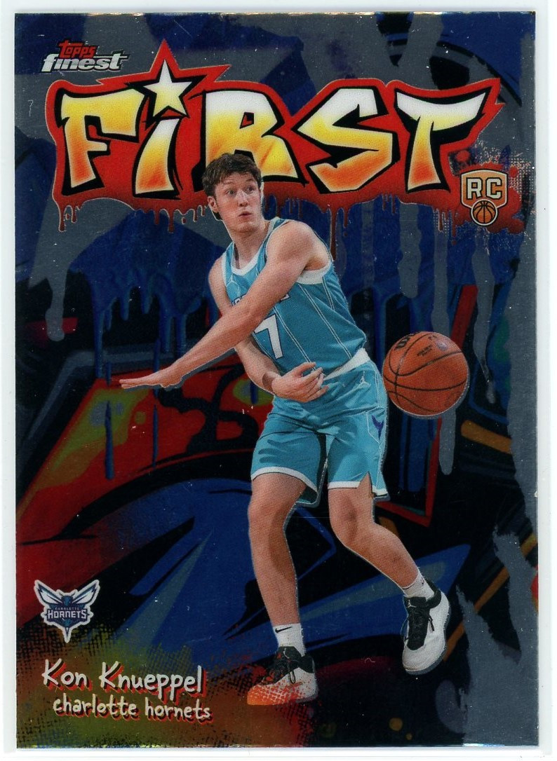 NBA 2025-26 Topps Finest Basketball First Kon Knueppel F-4 Rookie、ToyWiz、kayou